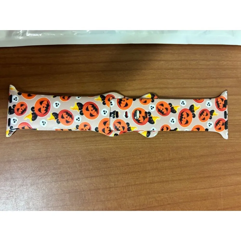 Halloween Watch Band Jack-o-lantern Cat 38/40/41 MM